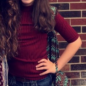 Hollister Short Sleeve Turtleneck